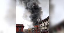Reportan grave incendio en el sector de San Victorino en Bogotá