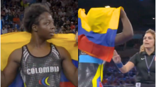 ¡Insólito! A Tatiana Rentería no le permitieron dar la vuelta olímpica para celebrar su bronce