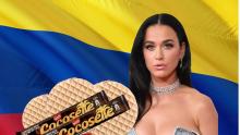 Katy perry fue sorprendida por su equipo con dulces colombianos y así fue su reacción