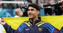 ¡Histórico! Ángel Barajas, de 17 años, logró la primera medalla para Colombia en París 2024