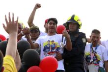 ¡Merecida bienvenida! Ángel Barajas fue recibido por una caravana en Cúcuta: “los sueños se cumplen”