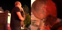 Un hombre en EE.UU. se emociona al reencontrarse con su gato tras ser rescatado de un fuerte incendio