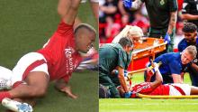¡Fuerza! Así fue la escalofriante lesión de un jugador en Inglaterra: no jugará más esta temporada