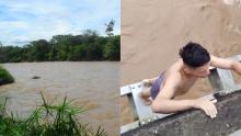 En video | Un joven arriesgó su vida lanzándose al río Caquetá: ¿sobrevivió? Vea la grabación