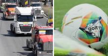 Fútbol Colombiano se ve afectado por el paro camionero: ya anunciaron primer partido aplazado