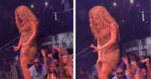Shakira se bajó de una tarima en Miami porque se percató de que la grababan por debajo del vestido
