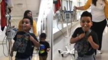 ¡Conmovedor! Niño celebra que recibió un corazón nuevo y su reacción le da la vuelta al mundo