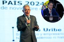 Álvaro Uribe comparó al expresidente Santos con el presidente Petro: resultó defendiendo a este último