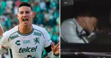¿Confirmó su relación? El beso de James con su presunta novia en video