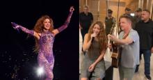 Shakira sorprendió a sus fans en Chile: cantó afuera de su hotel tras suspensión de conciertos