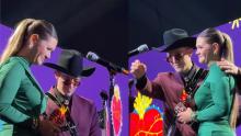 En video | Emotivas palabras de la viuda de Yeison Jiménez en los Premios Nuestra Tierra