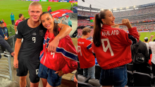 Ella es la novia de Haaland, goleador de Noruega en el Mundial 2026: se roba las miradas en redes sociales
