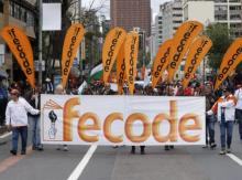 Fecode y centrales obreras anuncian marchas para el 14 de octubre y paro nacional en noviembre